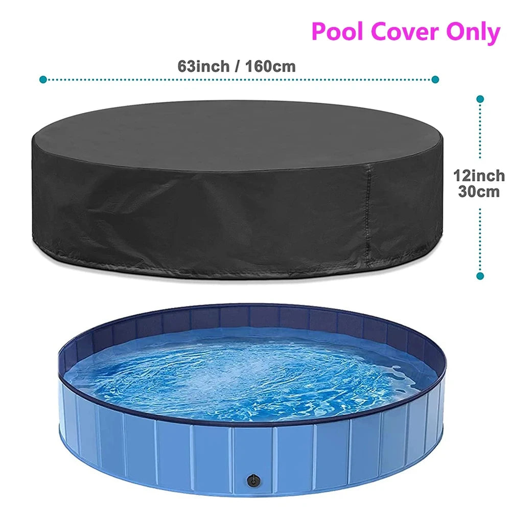 Foldable Scratch-Resistant Dog Pool Bath Tub For Large Dogs