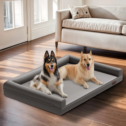BORWART Orthopedic Dog Sofa Bed With Waterproof Removable Cover