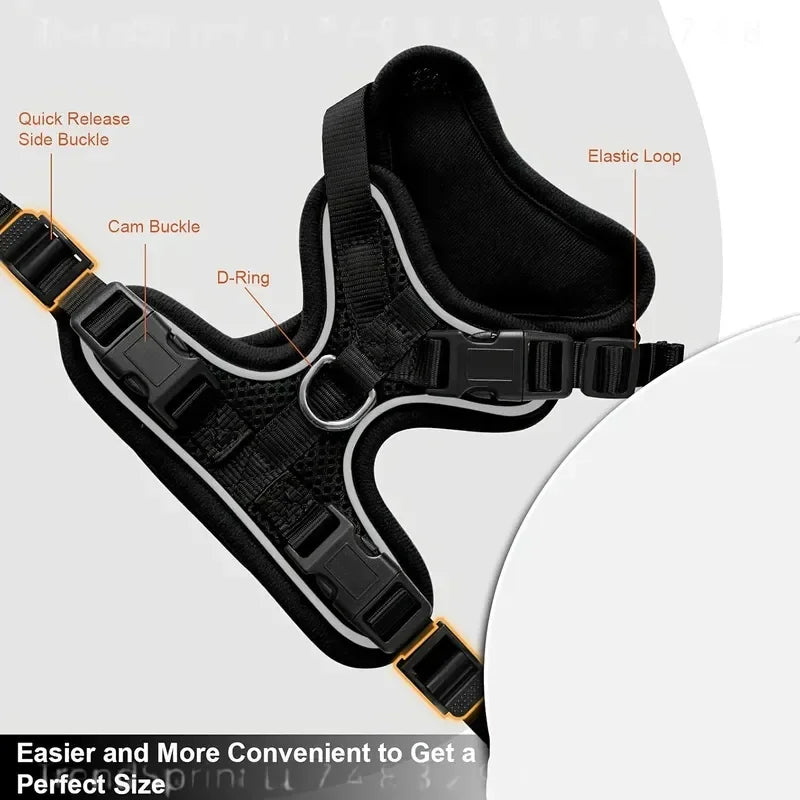 Anti Escape Cat Harness And Leash Set For Outdoor Walking