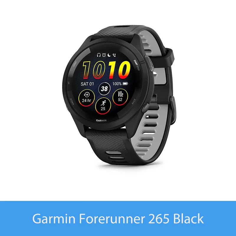 Garmin Forerunner 265 GPS Smartwatch With AMOLED Training Metrics