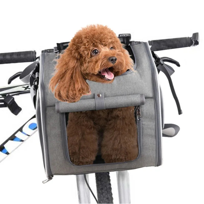 Expandable Cat Carrier Backpack for Travel and Bike Friendly Transport