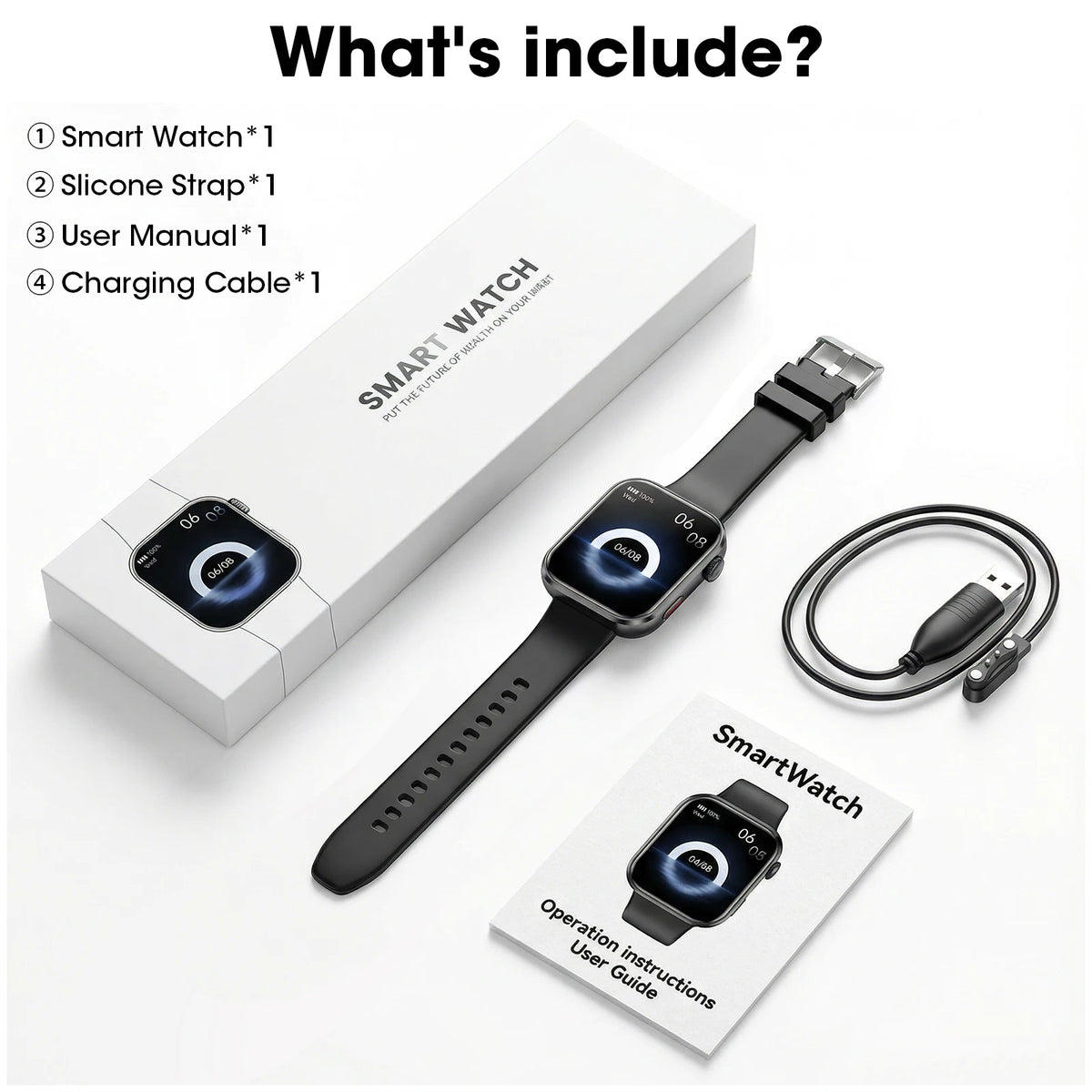 Y2 Smart Watch With Bluetooth Calling Fitness And Health Tracking