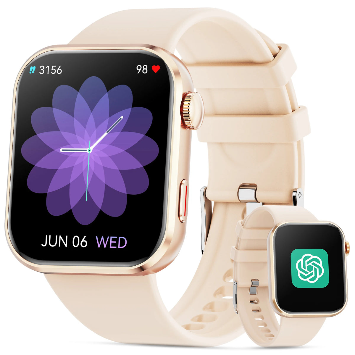 Y2 Smart Watch With Bluetooth Calling Fitness And Health Tracking