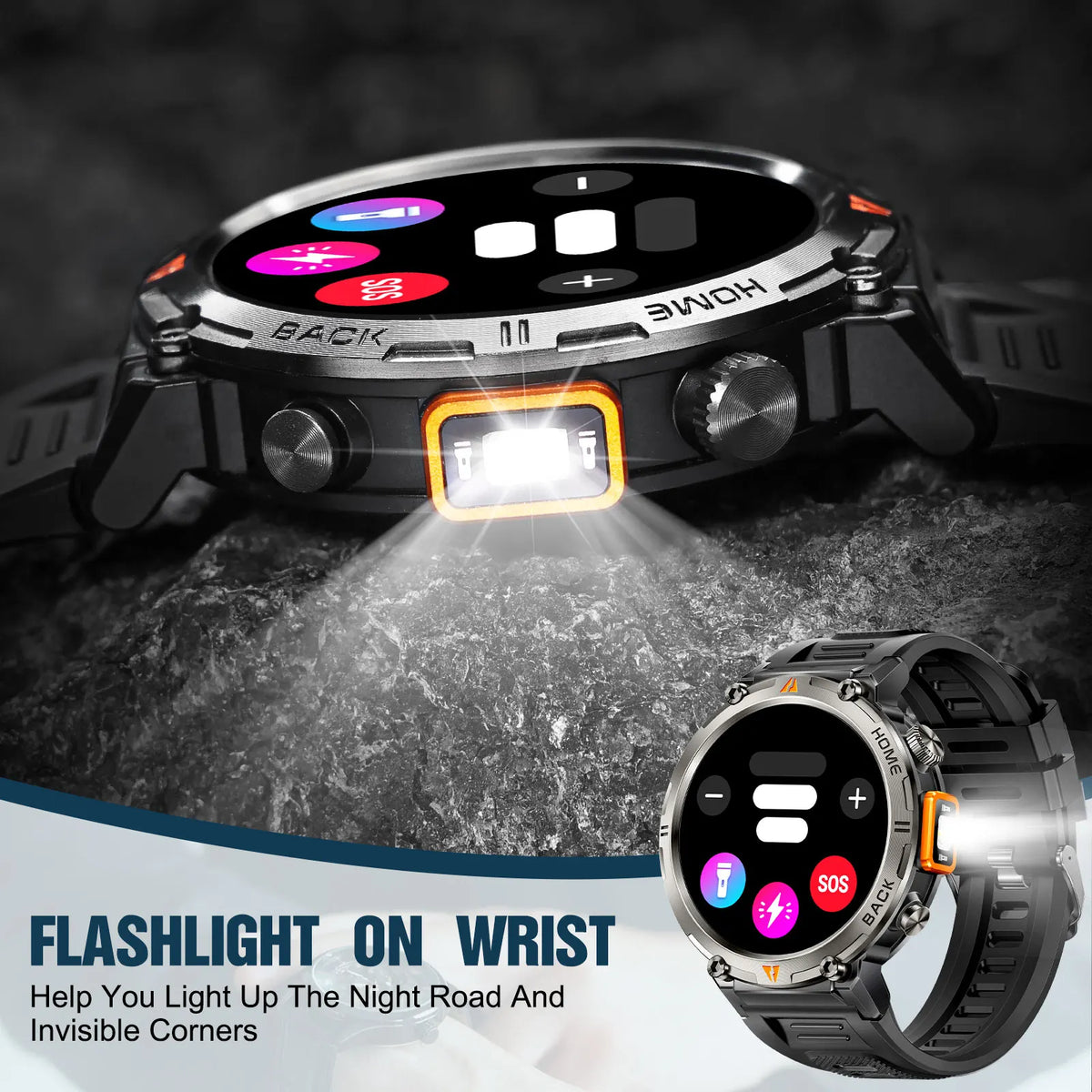 EIGIIS KE3 Smartwatch Bluetooth Call Full Touch Heart Rate Monitor