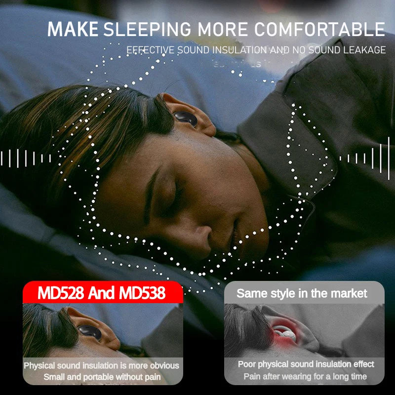 SHUKE Sleep Headphones Ultra Thin Wireless Bluetooth Earbuds
