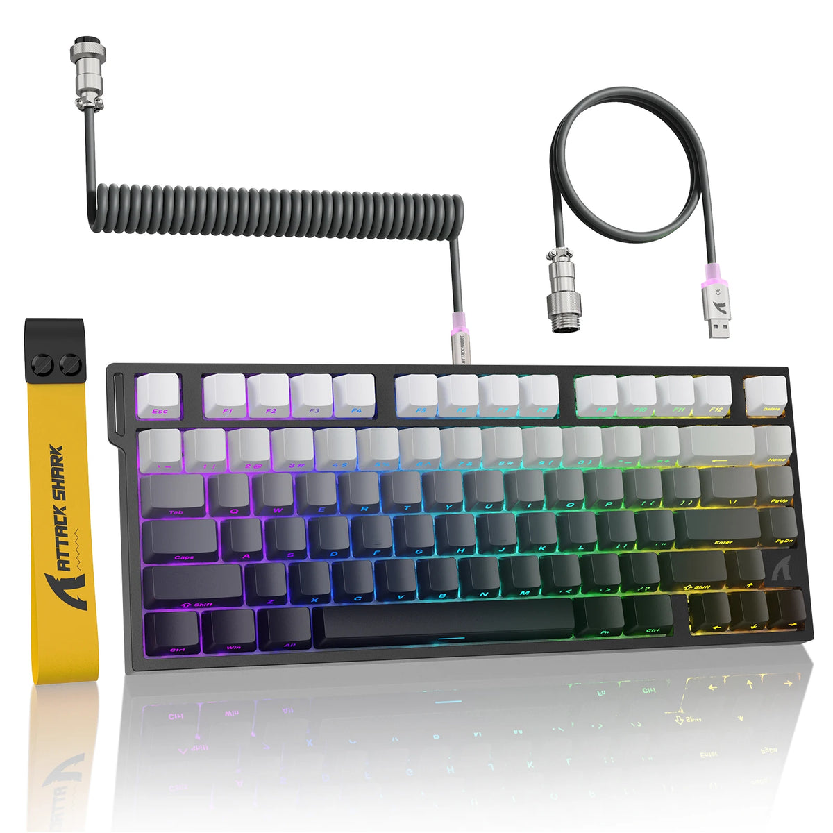 Attack Shark R82HE Wired Hall Effect Rapid Trigger Gaming Keyboard
