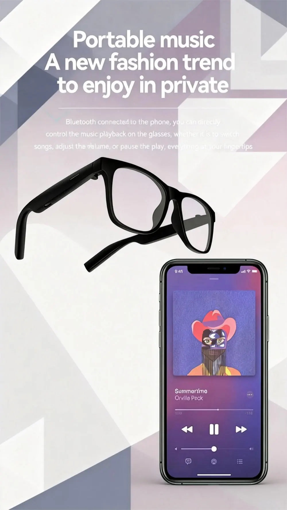 CHOTOG D11 Plus Smart Bluetooth Glasses With Hands Free Calling