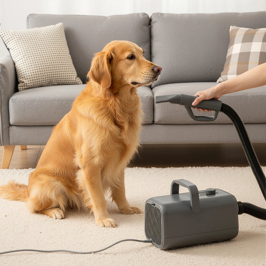 JHK Grooming Vacuum Blow Dryer Kit With Adjustable Heat Settings