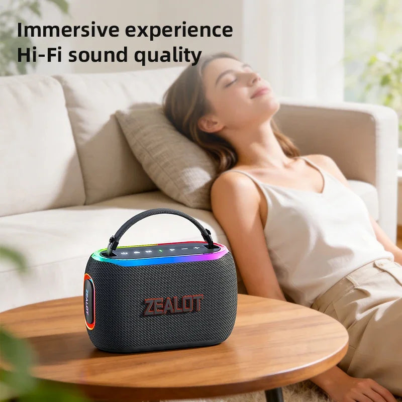 ZEALOT S182 60W Portable Bluetooth Speaker With Powerful HiFi Bass