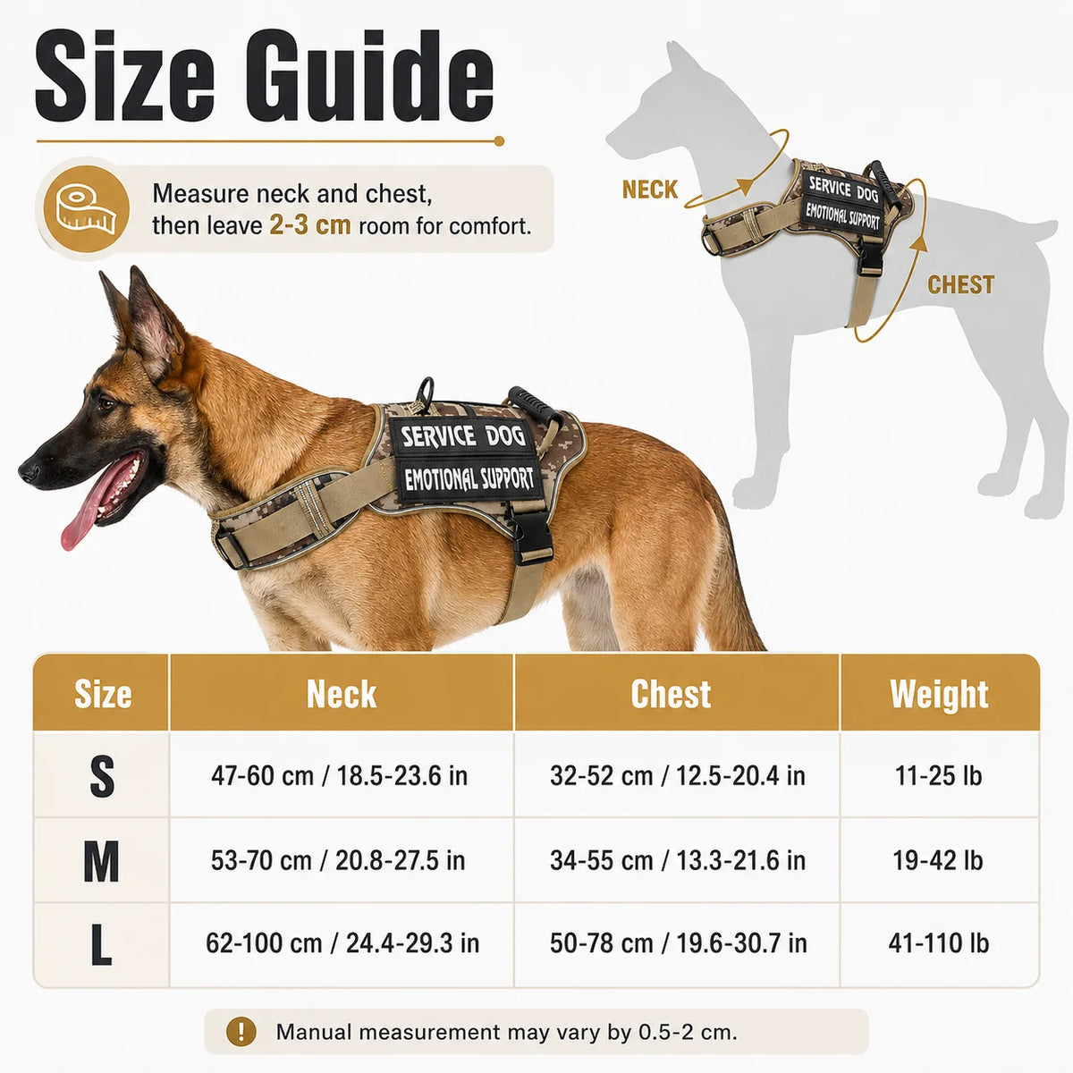 No Pull Dog Harness Vest With Handle And Reflective Trim