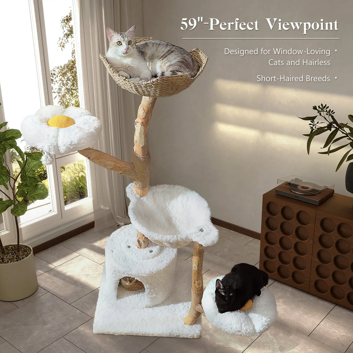 Pawz Road Multi Level Cat Condo With Sisal Scratching Posts