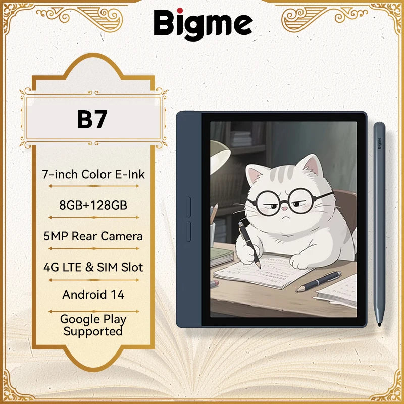Bigme B7 E Ink Android Ebook Reader Tablet With Camera
