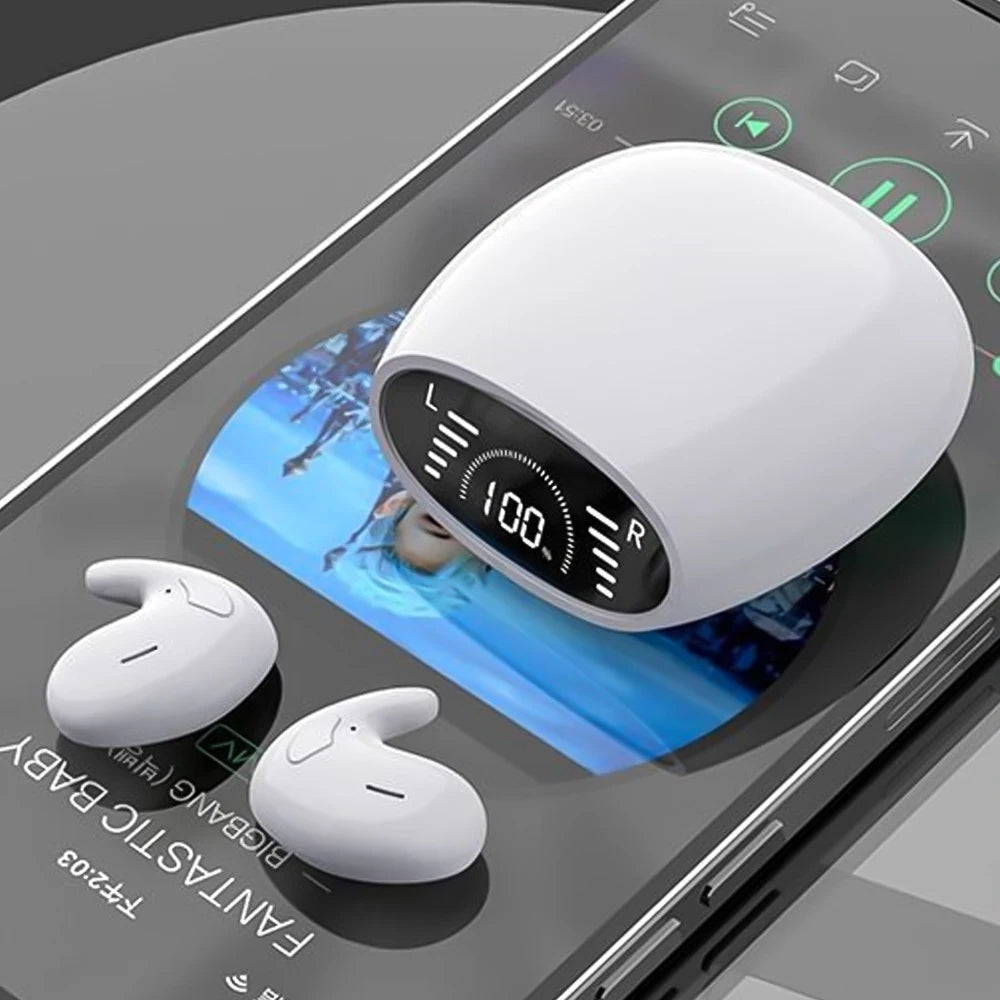 SHUKE Sleep Headphones Ultra Thin Wireless Bluetooth Earbuds