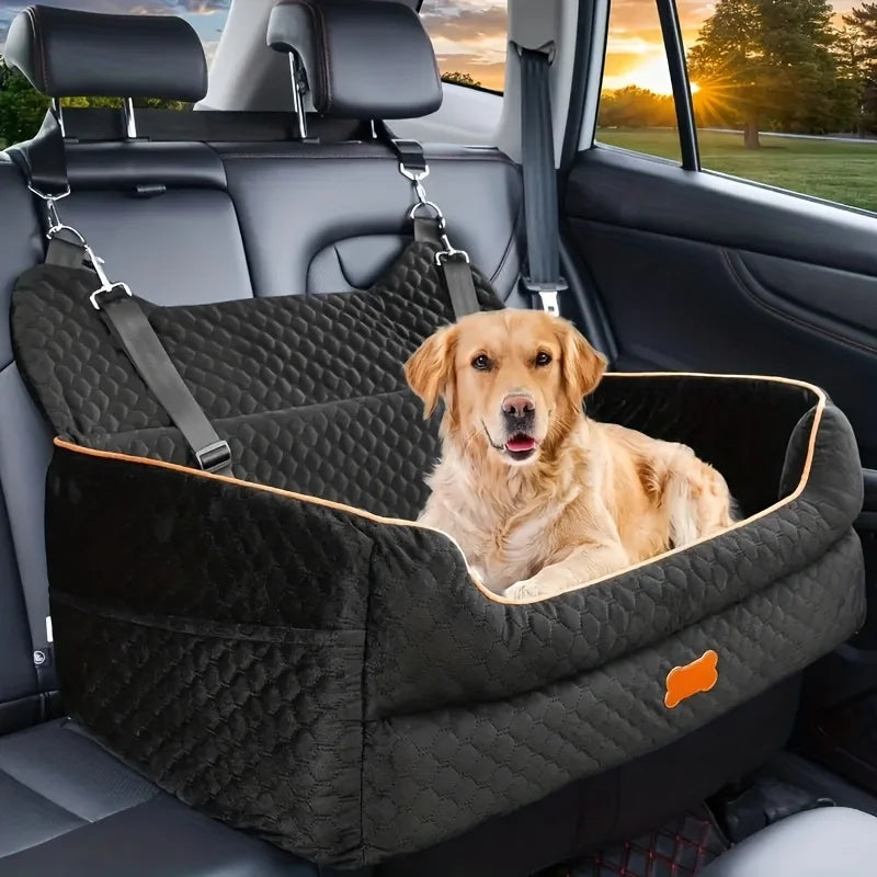 Dog Car Seat Booster With Memory Foam And Washable Cover