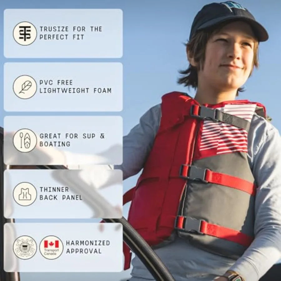 Coast Guard Approved Adjustable Type III Life Jacket for Kids
