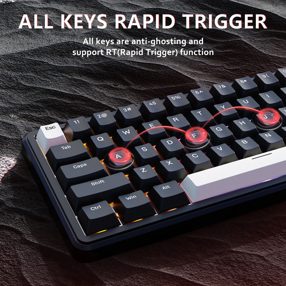 Attack Shark Hall Effect Mechanical Gaming Keyboard