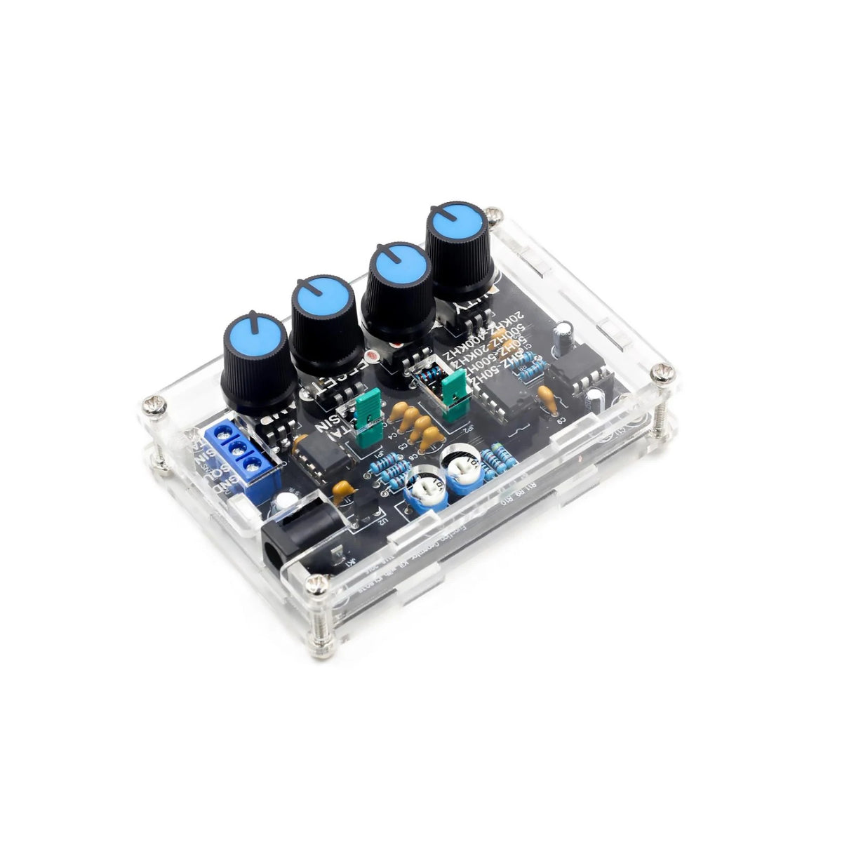 12V ICL8038 Low Frequency Signal Generator DIY Kit Shell Xr2206 5Hz~400kHz Upgrade Version Electronic Circuit Experiment Kit