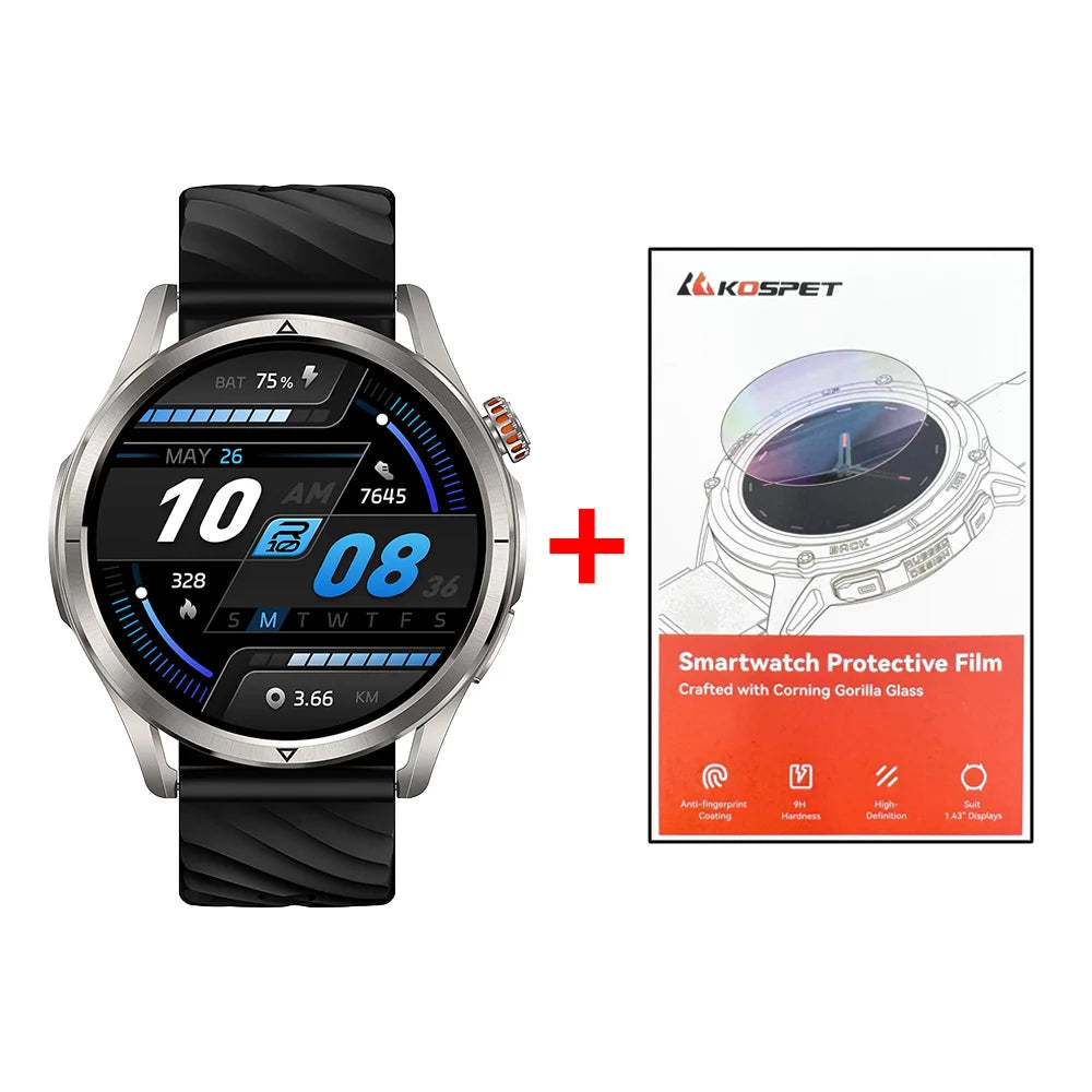 KOSPET Magic R10 GPS Smartwatch With AMOLED Dual Band GNSS