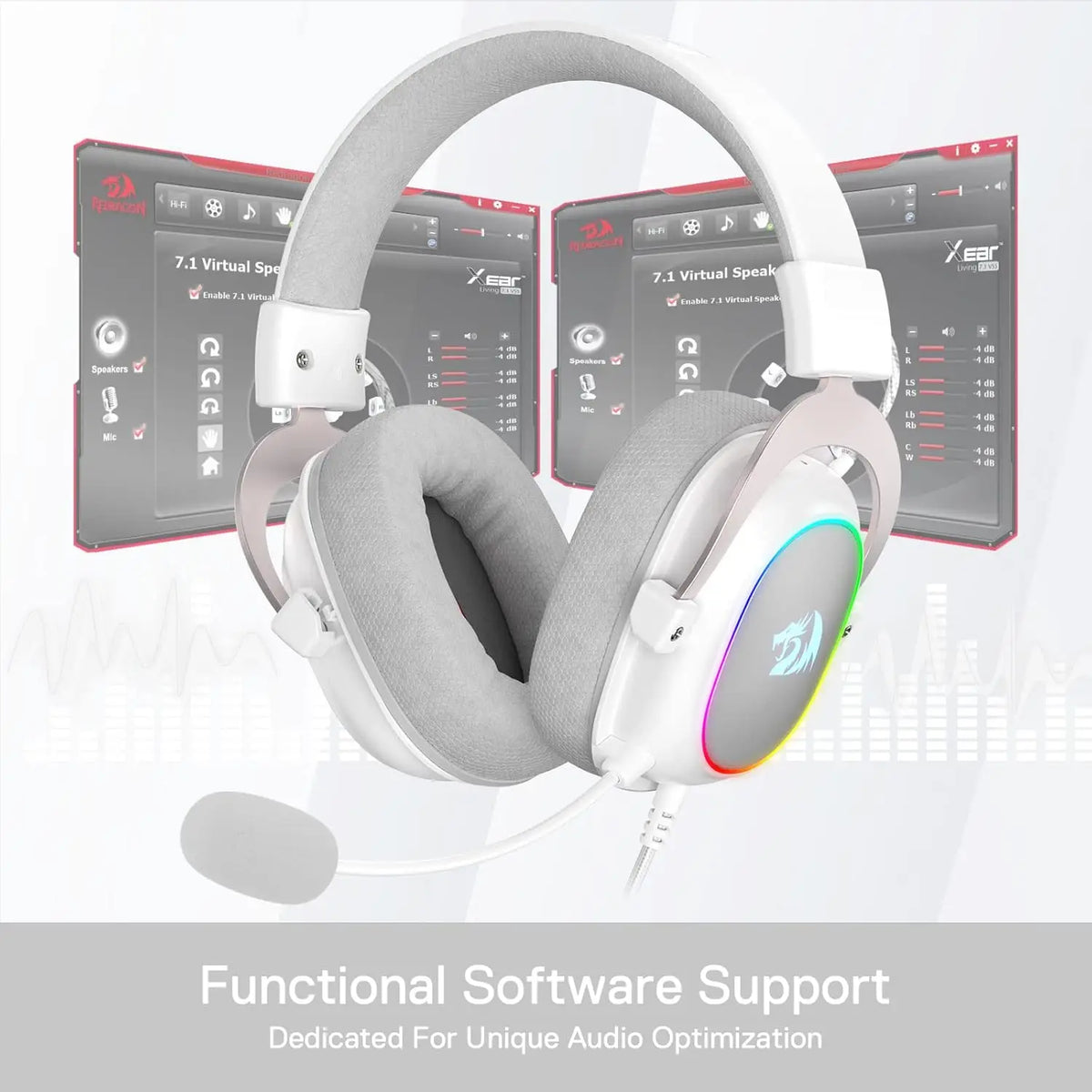 Redragon H510 Zeus X Wired Gaming Headset With 7.1 Surround Sound