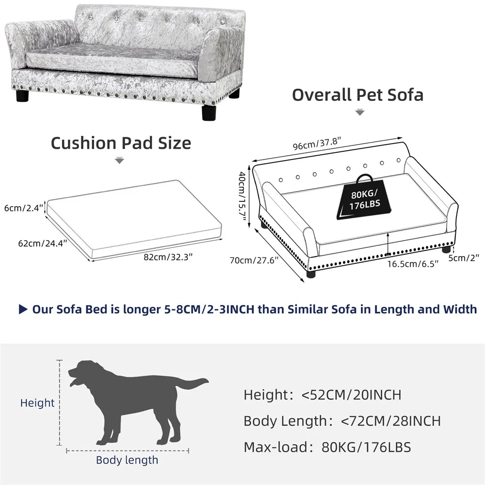 BORWART CN Heavy Duty Ultra Sofa Bed Dogs And Cats