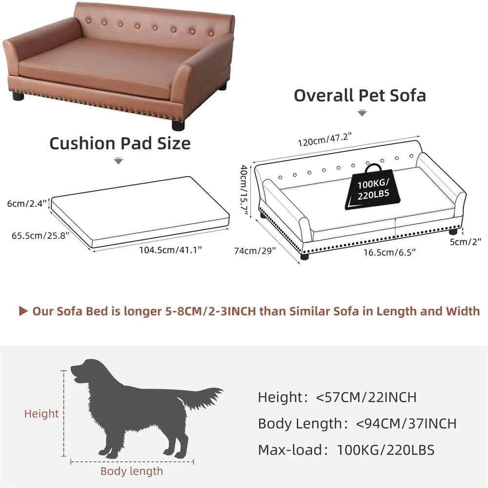 BORWART CN Heavy Duty Ultra Sofa Bed Dogs And Cats