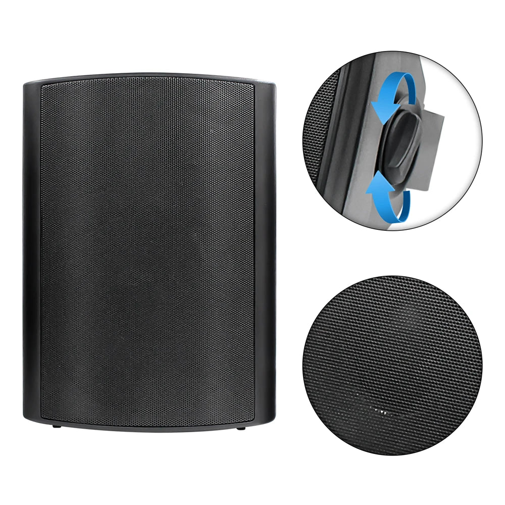Herdio Waterproof Indoor Outdoor Passive Speakers With Powerful Bass