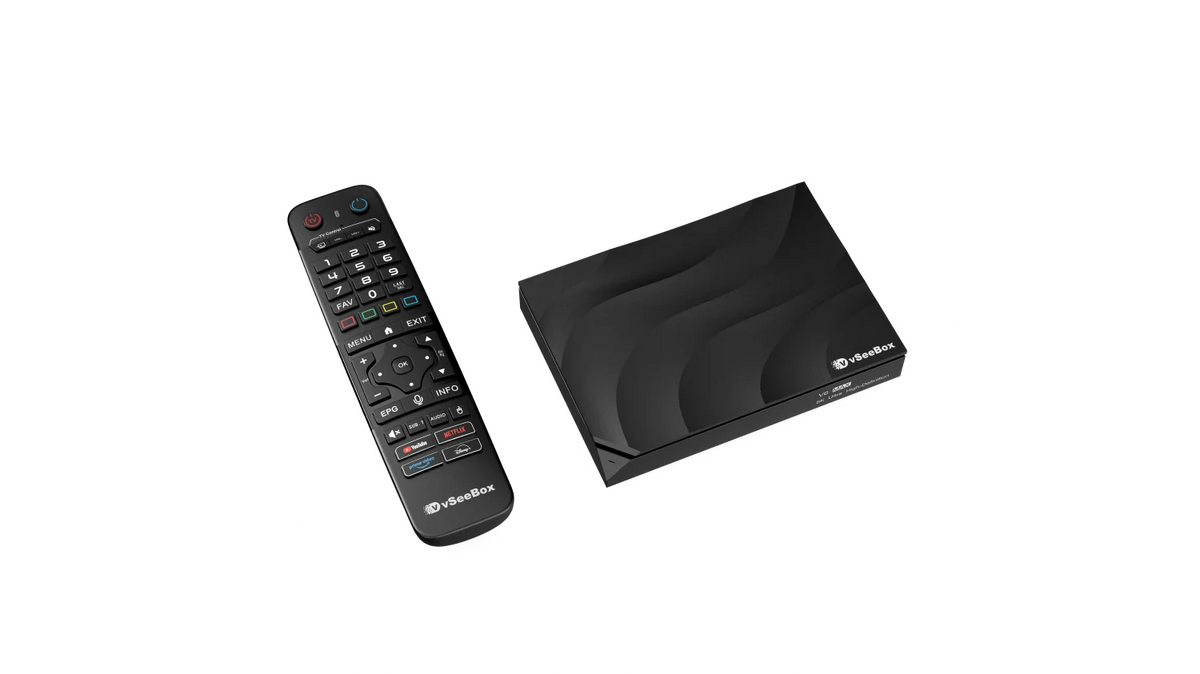 vSeeBox V6 Max Android Smart TV Streaming Box Dual Band WiFi