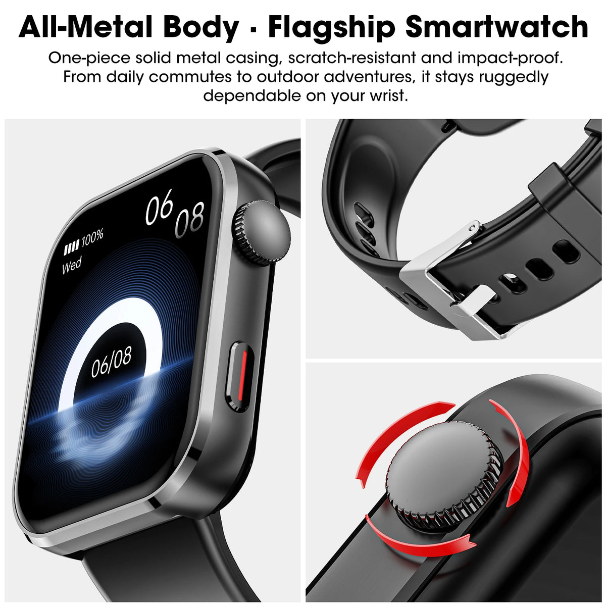 Y2 Smart Watch With Bluetooth Calling Fitness And Health Tracking