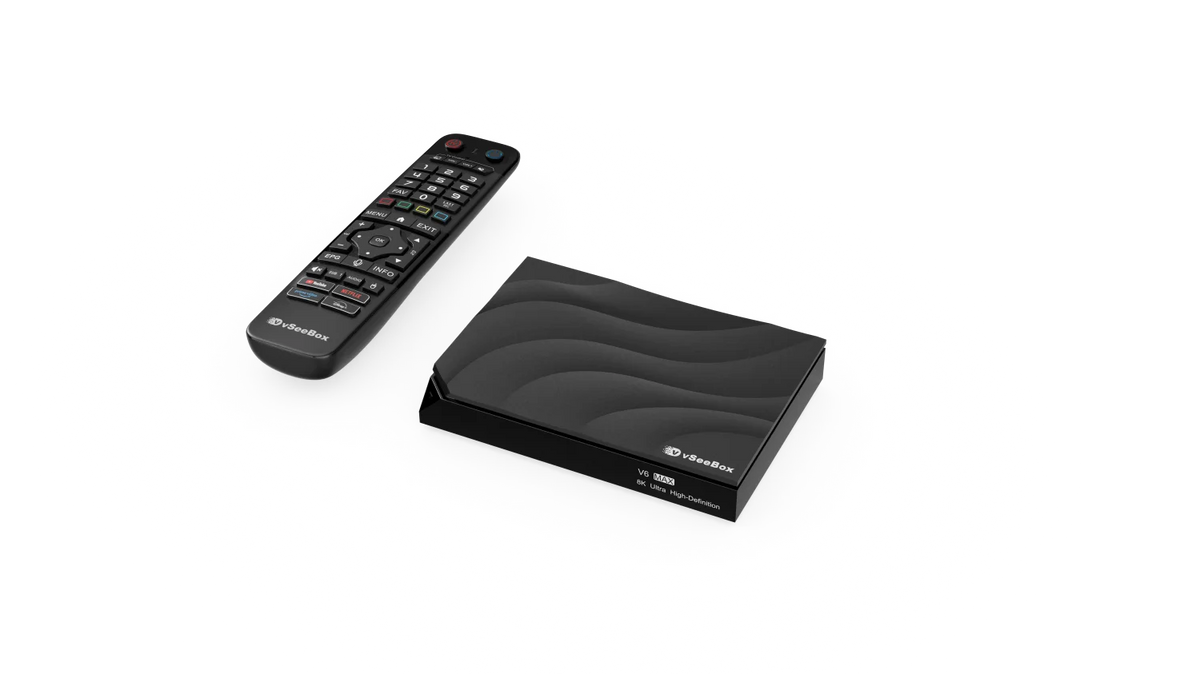 vSeeBox V6 Max Android Smart TV Streaming Box Dual Band WiFi