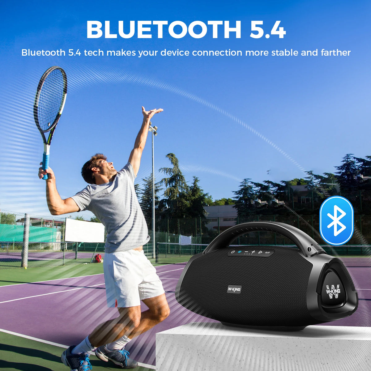 W-KING X20 200W RMS Portable Bluetooth Party Speaker Deep Bass