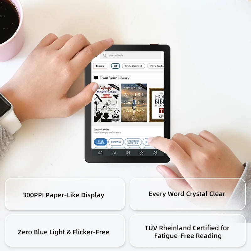 Bigme B6 Ebook Reader 4GB 64GB Android 14 36-Level Front Light