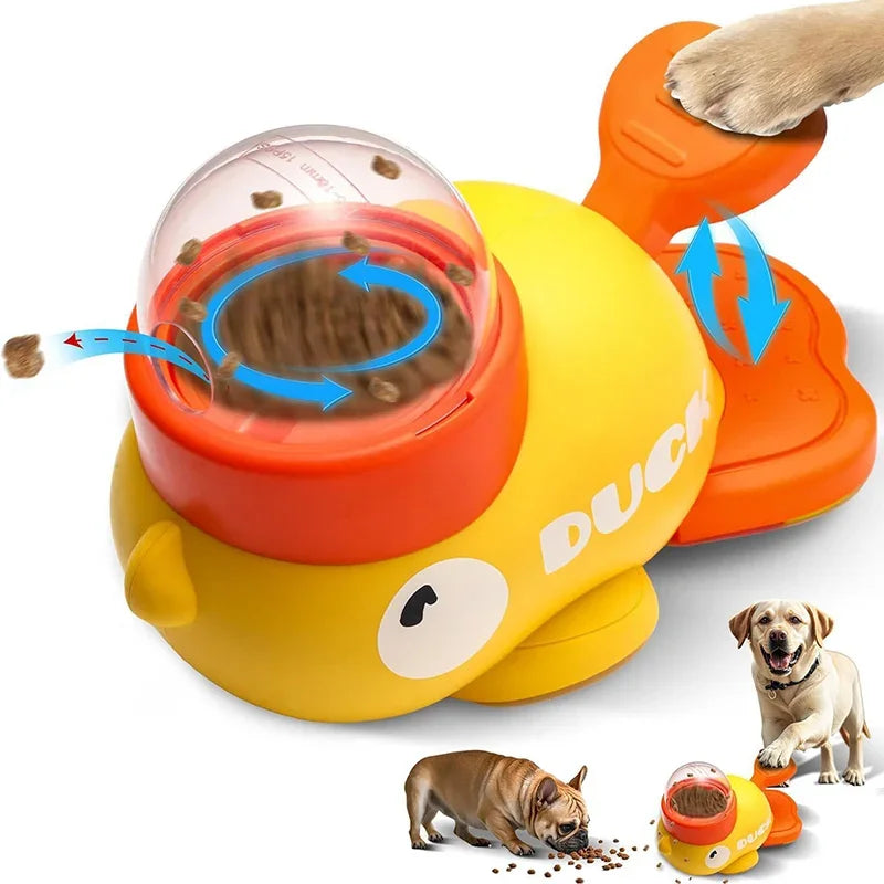 Automatic Cat Treat Feeder Toy For Interactive Play