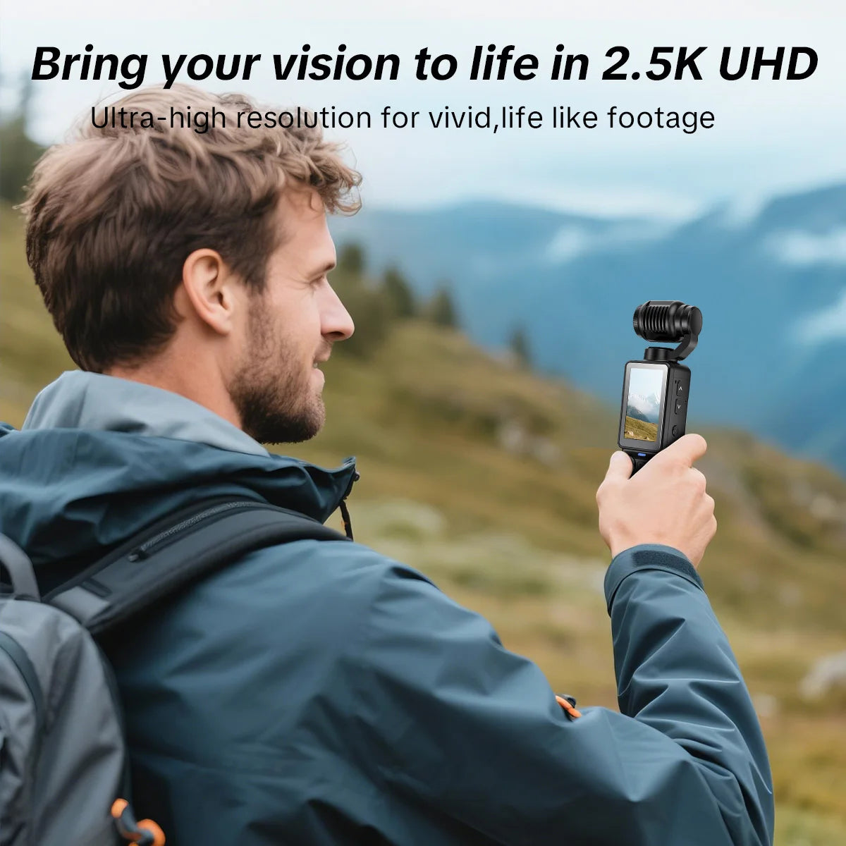 W&O 2.5K Digital Camera With 16X Zoom And Rotating Lens