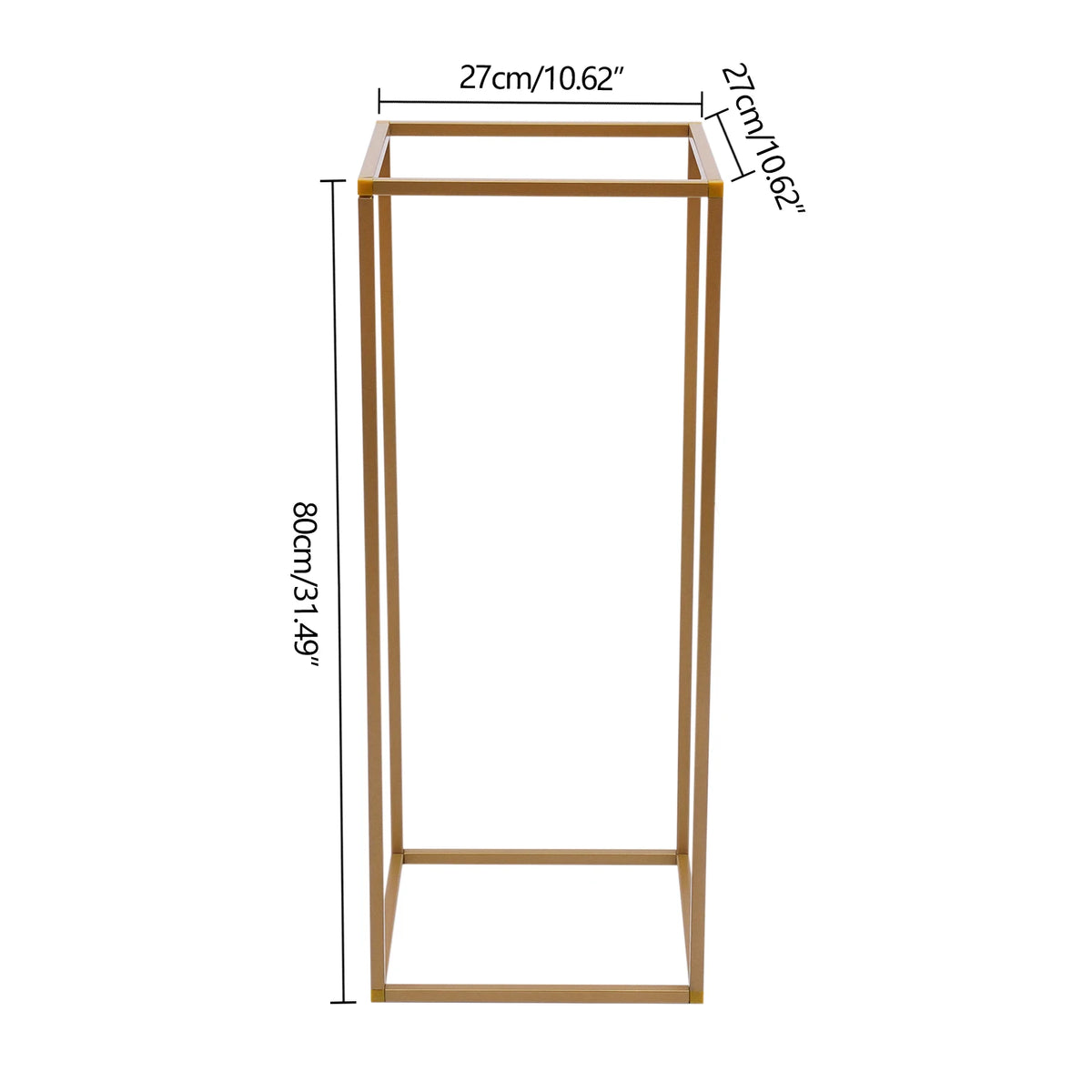 10PCS Flower Stand 80cm/31.49inch Metal Wedding Column Stand Road Floor Vases for Party Birthday Events Home Decor