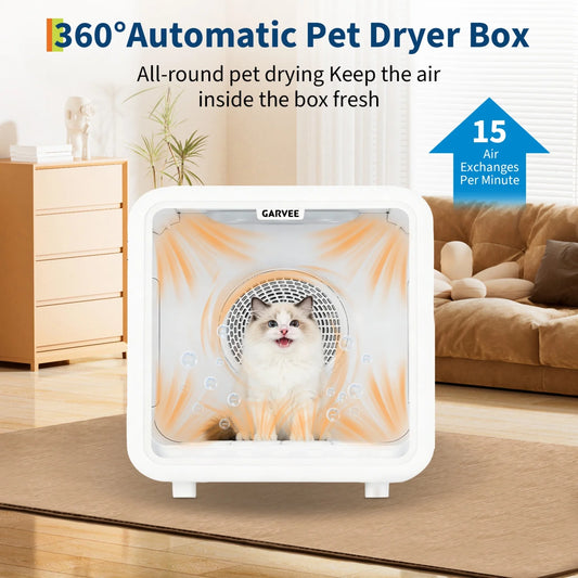 HiMISS Automatic Pet Drying Box With Quiet Smart Temperature Control