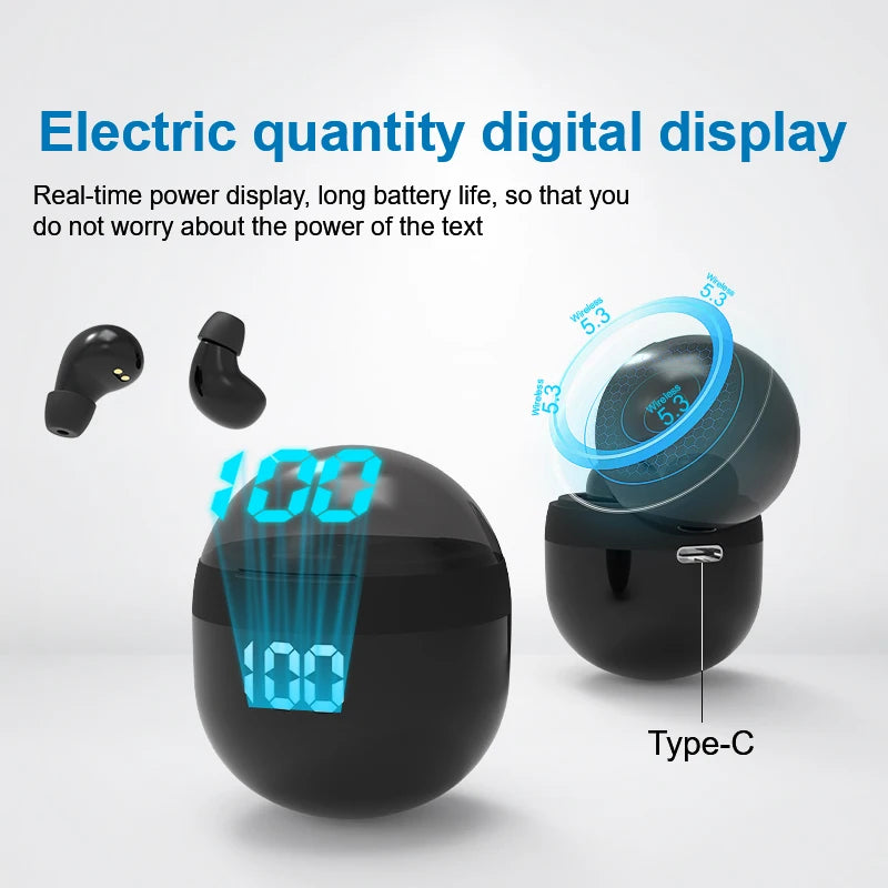 SHUKE Heavy Bass Sleep Wireless Bluetooth Headphones with Microphone