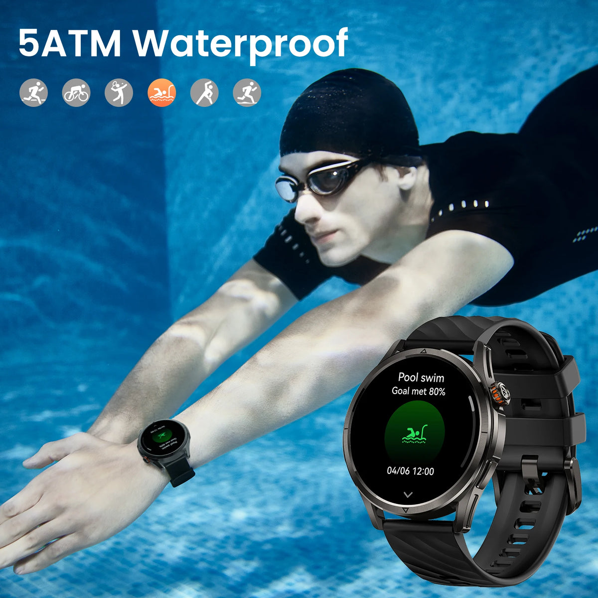 KOSPET Magic R10 GPS Smartwatch With AMOLED Dual Band GNSS