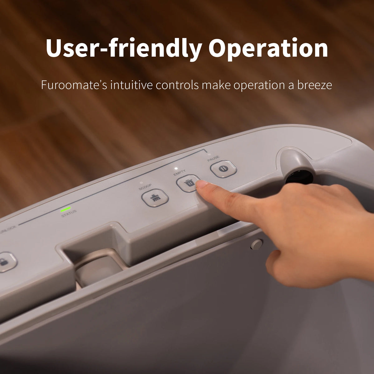 Furoomate F6 Open Top Automatic Cat Litter Box Odor Control