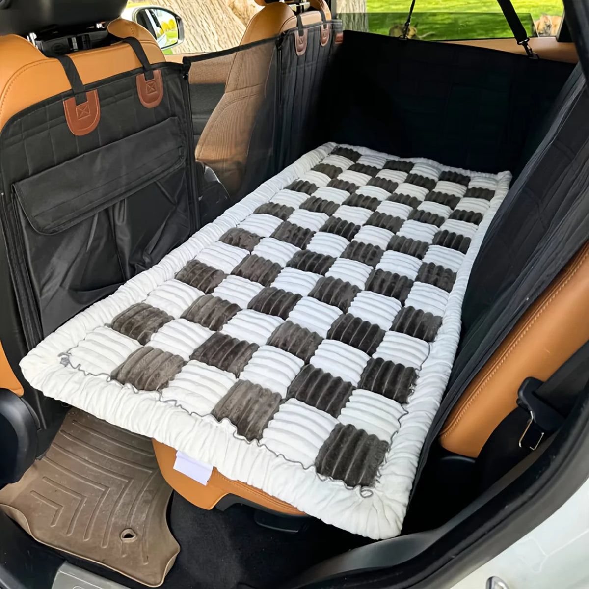 Premium Warm Pet Bed Mat For Car Seat Cover Fleece