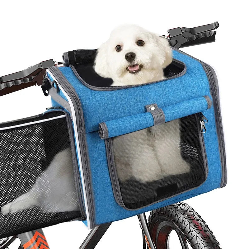 Expandable Cat Carrier Backpack for Travel and Bike Friendly Transport