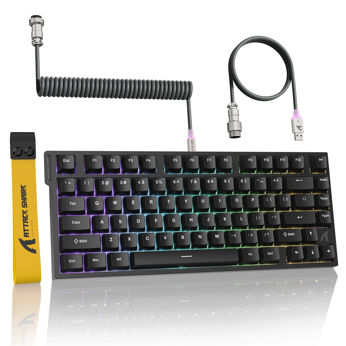 Attack Shark R82HE Wired Hall Effect Rapid Trigger Gaming Keyboard