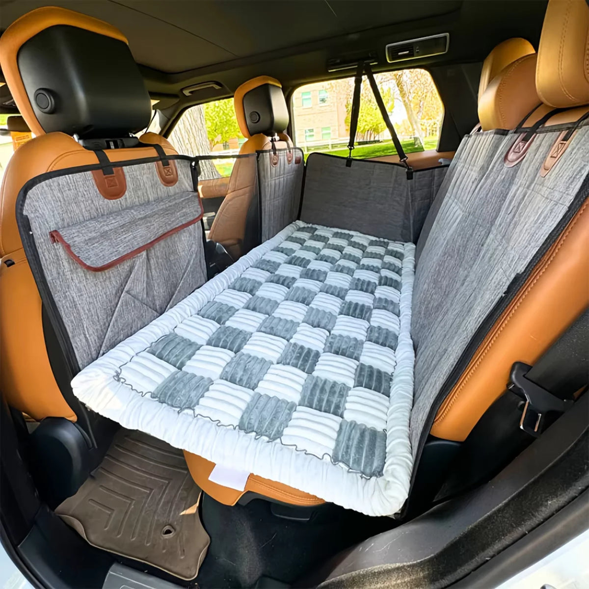 Premium Warm Pet Bed Mat For Car Seat Cover Fleece
