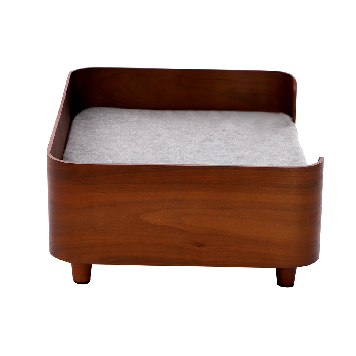 Machine Washable Elevated Pet Sofa Bed with Wood Legs