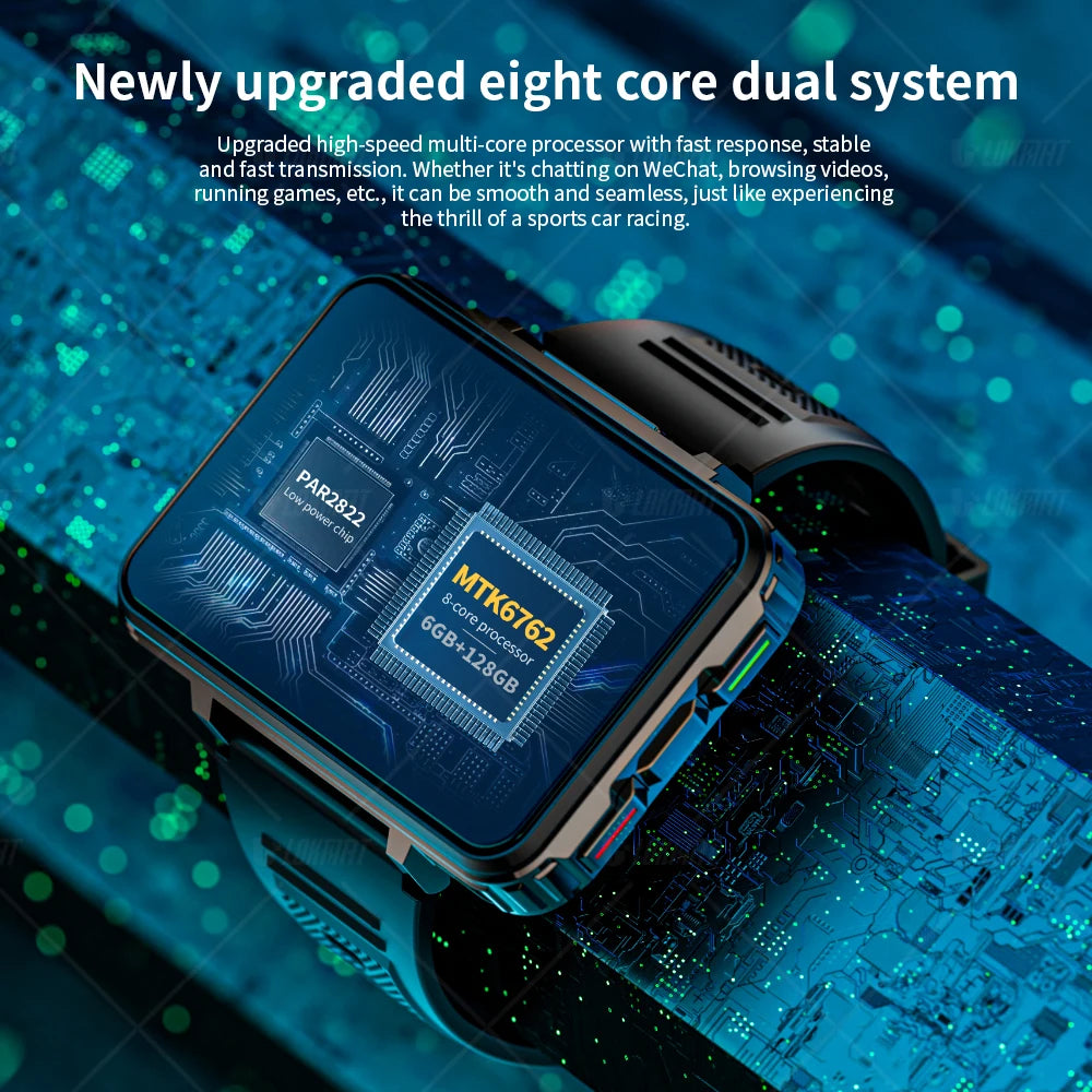 LOKMAT Android Watch Phone With 4G Calls And Dual Cameras