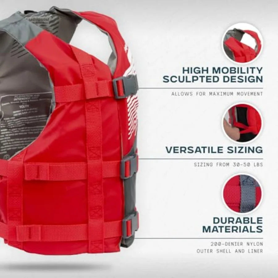 Coast Guard Approved Adjustable Type III Life Jacket for Kids
