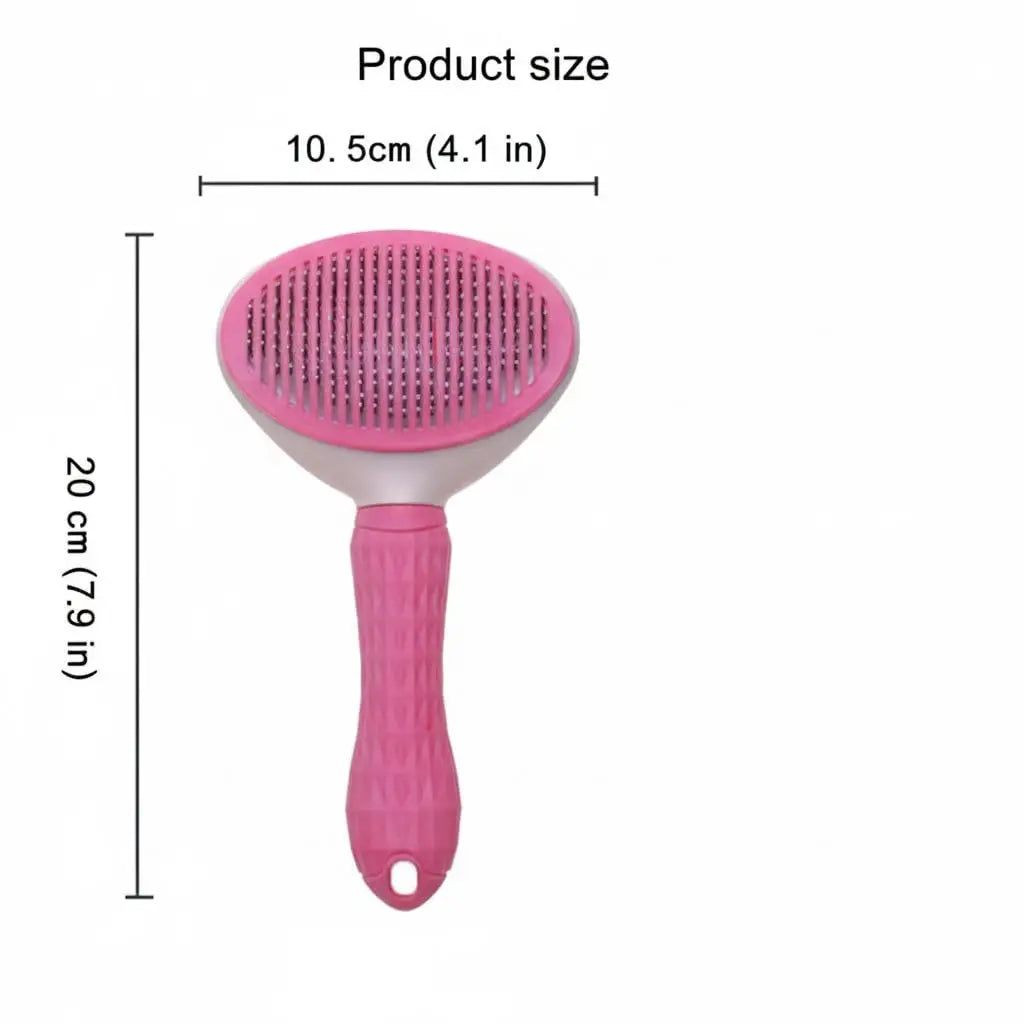 Non Slip Pet Grooming Brush ABS Plastic Easy Clean Ergonomic