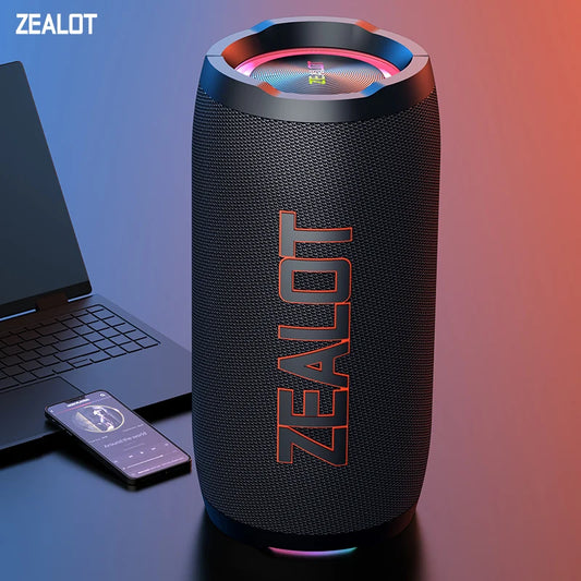 Zealot 50W Portable Bluetooth Speaker IPX6 Waterproof Outdoor