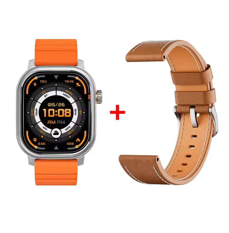 KOSPET Pulse AMOLED Smartwatch With Bluetooth Calling And Fitness Monitoring
