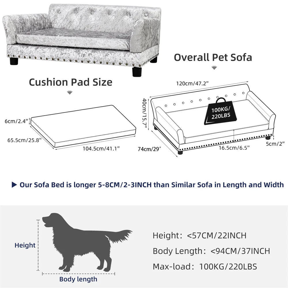 BORWART CN Heavy Duty Ultra Sofa Bed Dogs And Cats