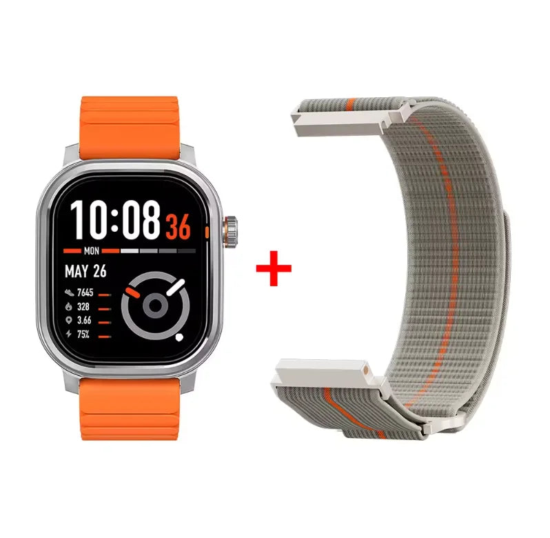 KOSPET Pulse AMOLED Smartwatch With Bluetooth Calling And Fitness Monitoring